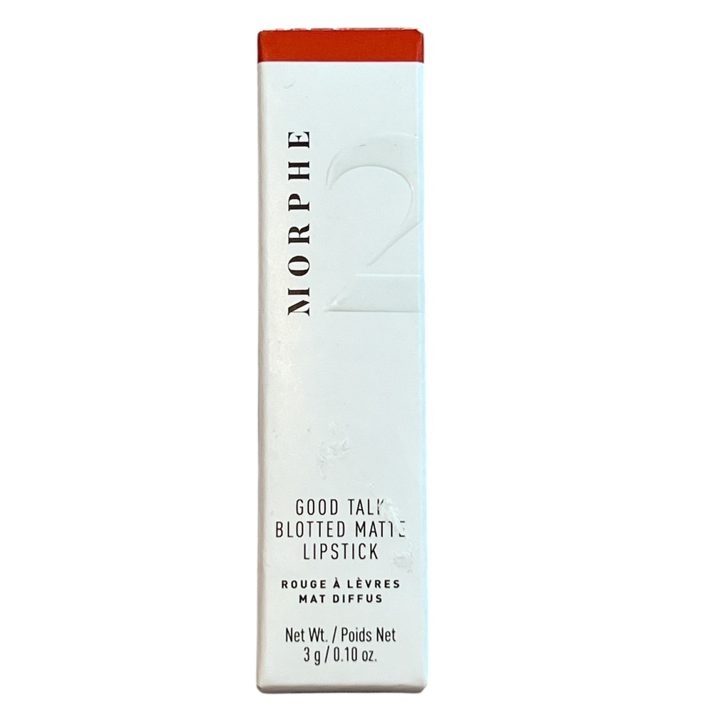 Morphe Good Talk Blotted Matte Lipstick- Red Sunset